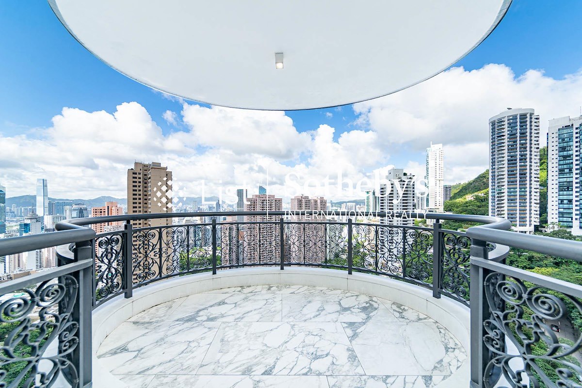 Clovelly Court 嘉富麗苑 | Balcony off Living and Dining Room