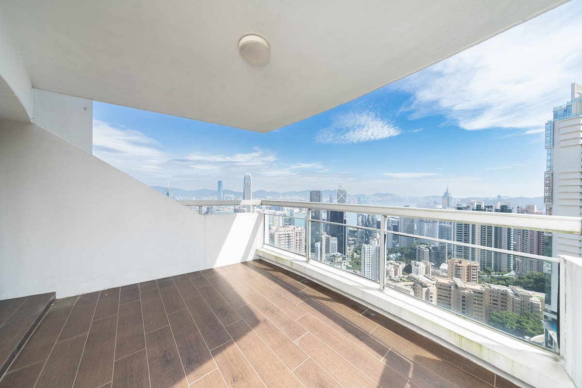 Century Tower 世紀大廈 | Balcony off Living and Dining Room