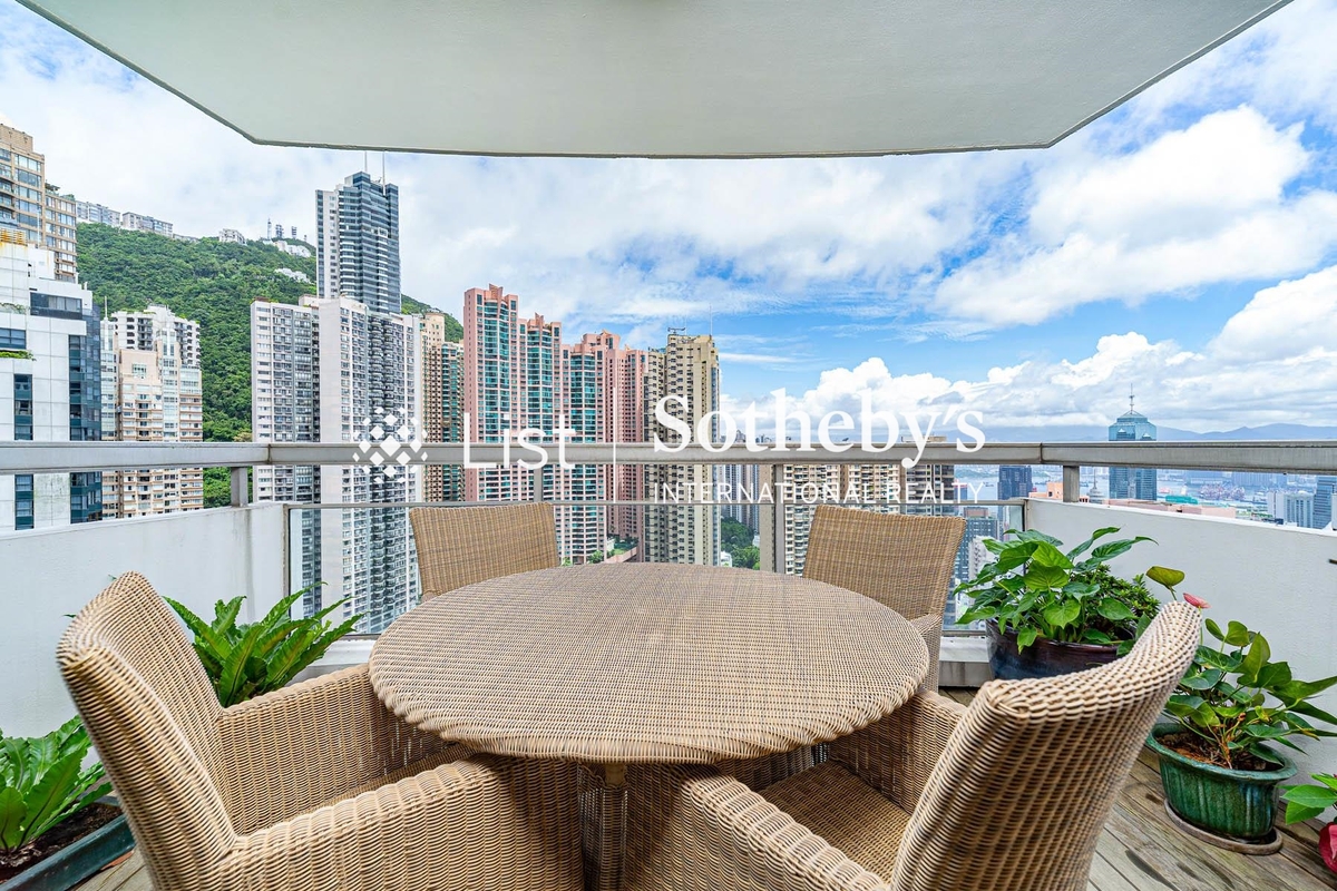 Century Tower 世紀大廈 | Balcony off Living and Dining Room