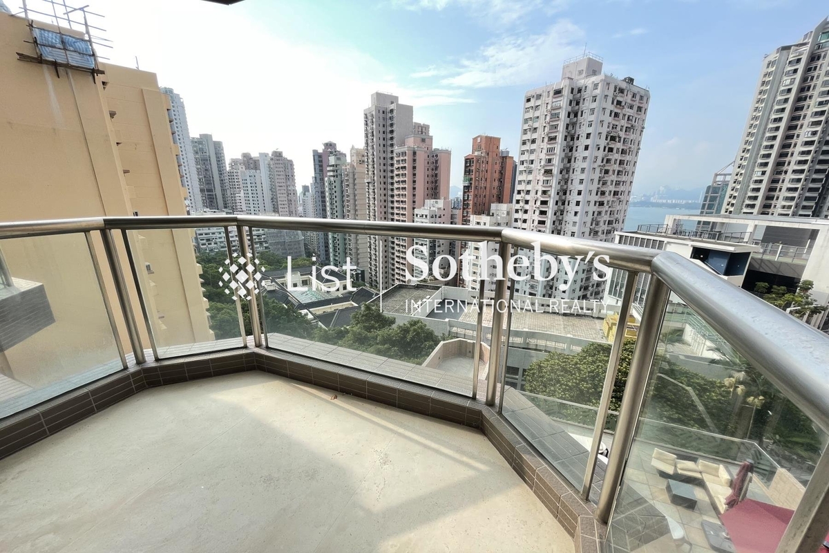 Beauty Court 雅苑 | Balcony off Living and Dining Room