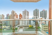 Beauty Court 雅苑 | Balcony off Living and Dining Room