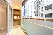 Zenith Mansion 崇德大厦 | Balcony off Living and Dining Room
