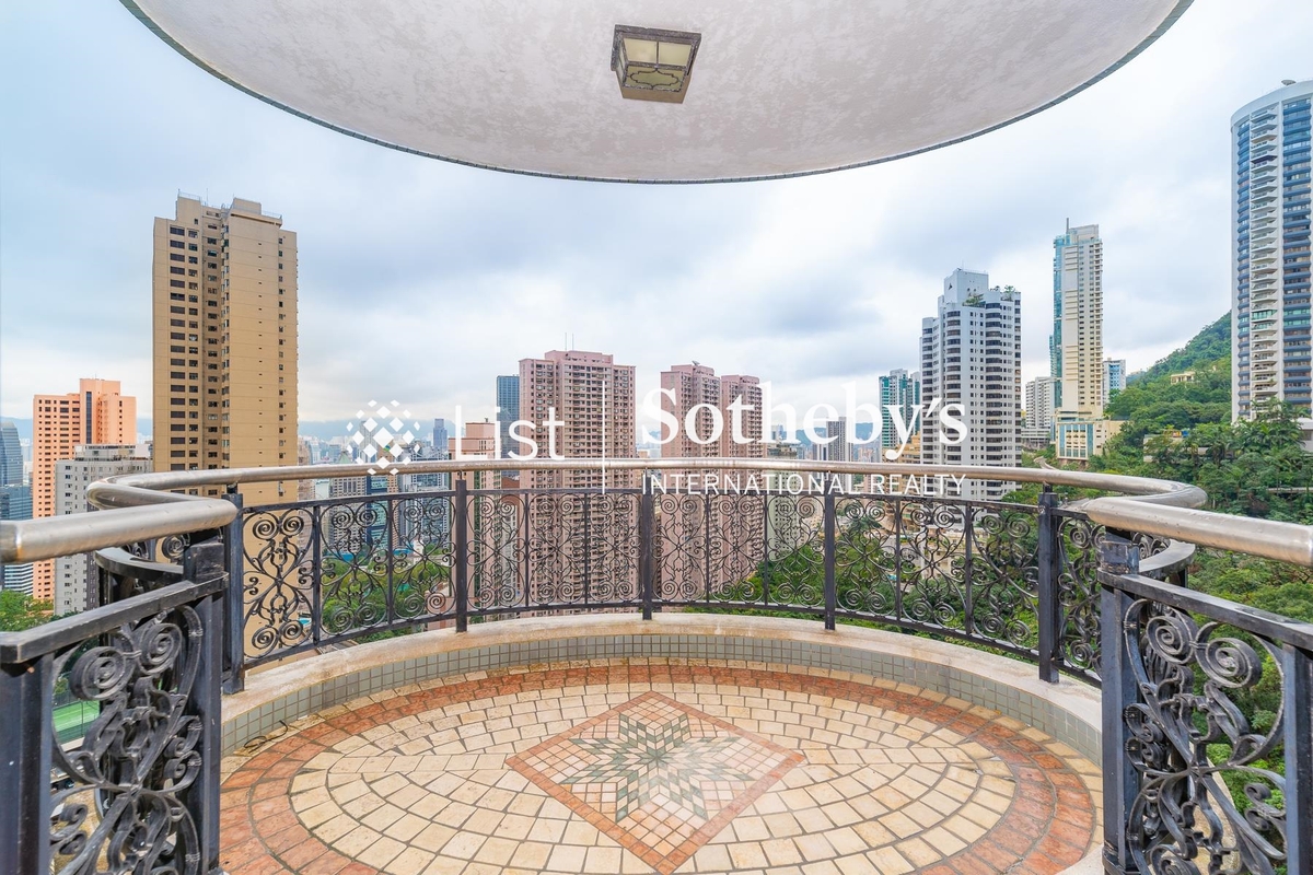 Clovelly Court 嘉富麗苑 | Balcony off Living and Dining Room