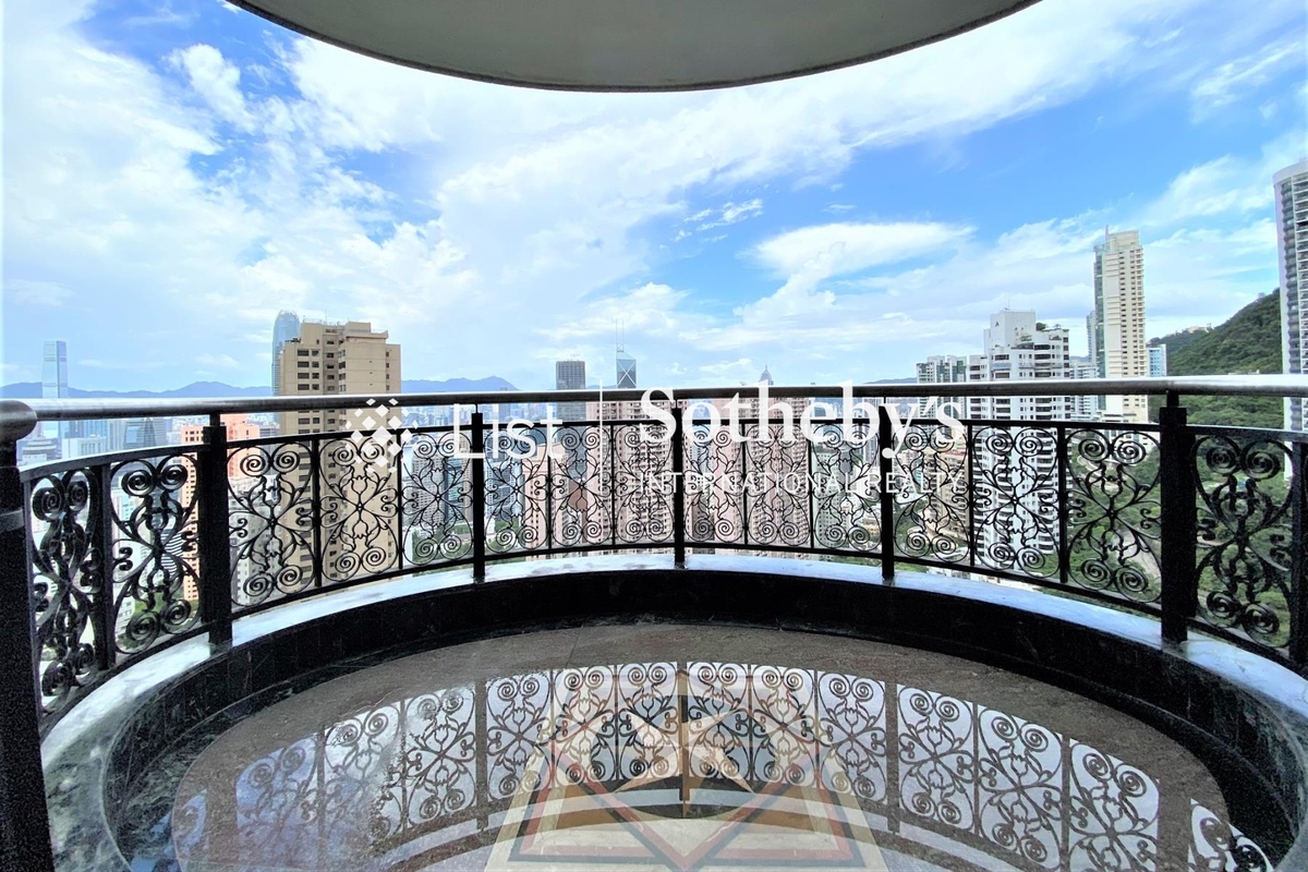 Clovelly Court 嘉富麗苑 | Balcony off Living and Dining Room