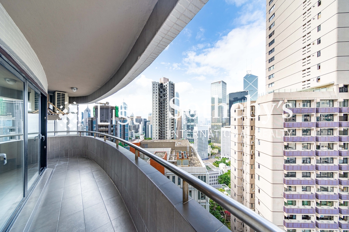 Visalia Garden 蔚山花園 | Balcony off Living and Dining Room