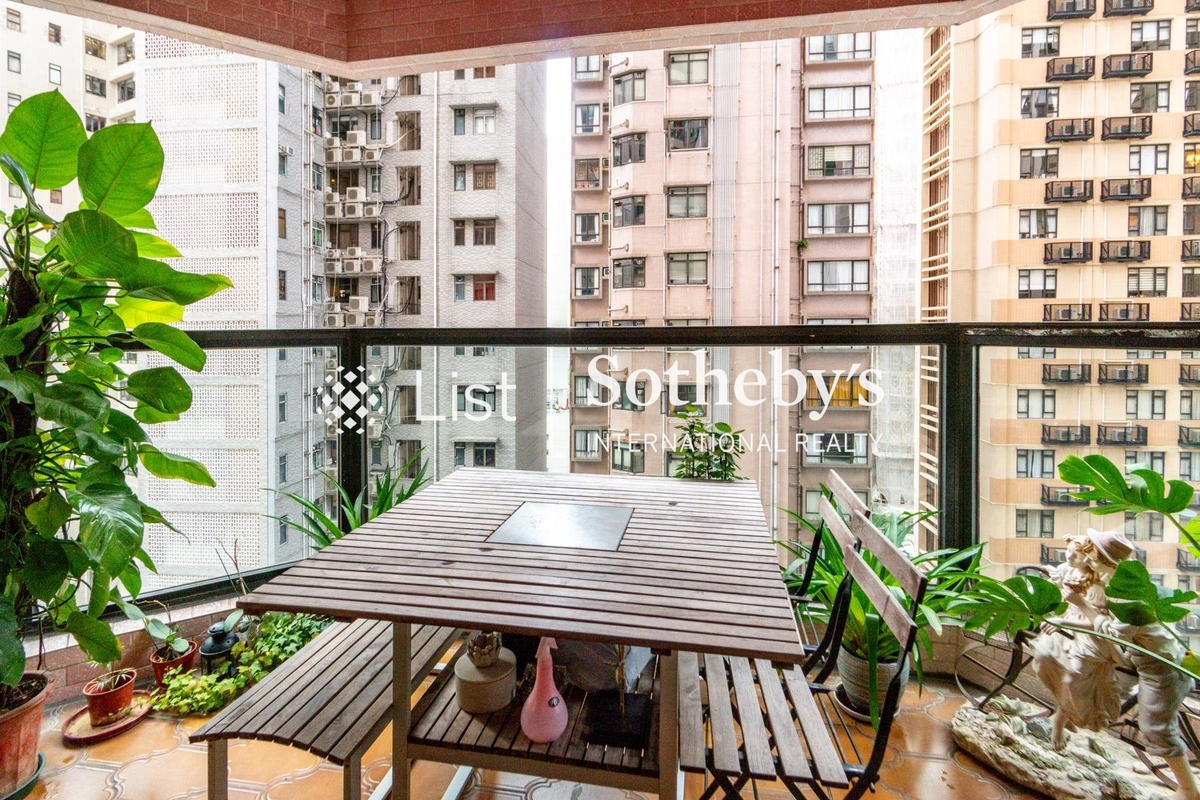 Estoril Court 愛都大廈 | Balcony off Living and Dining Room