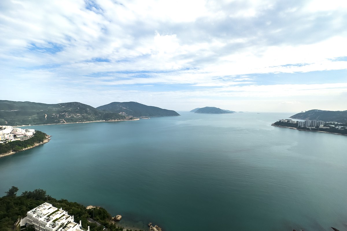 Pacific View 浪琴园 | View from Balcony off Living and Dining Room