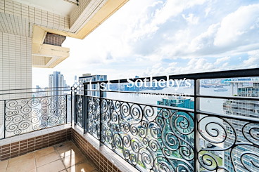La Place De Victoria 慧雲峰 | Balcony off Living and Dining Room