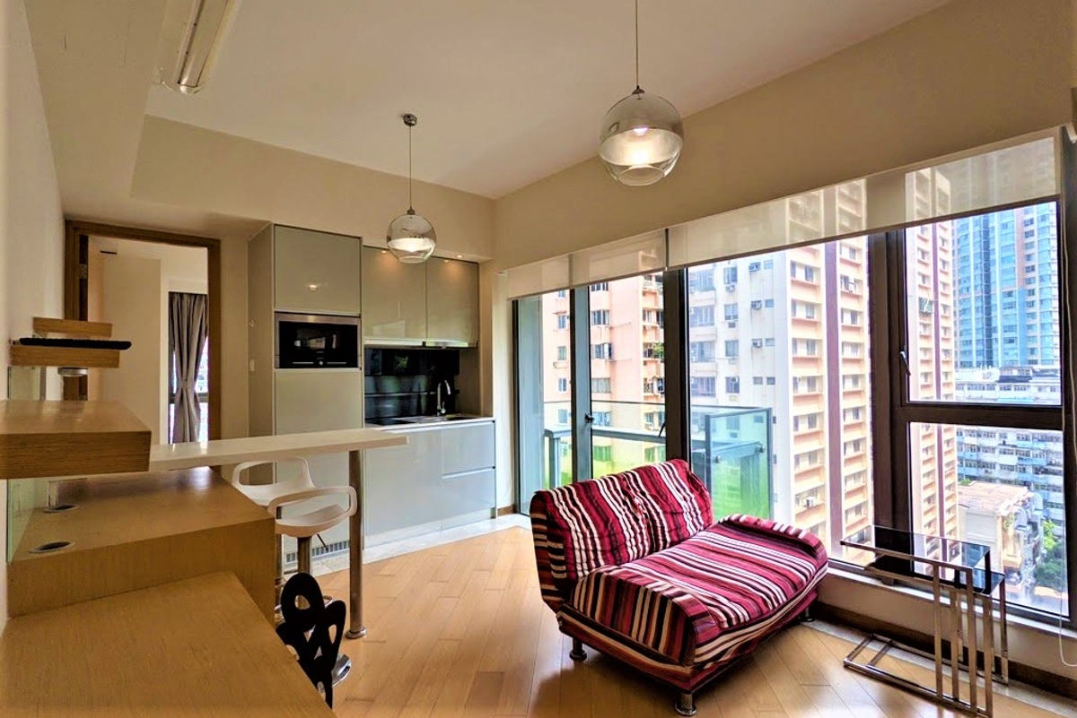 Lime Habitat 形品 | Living and Dining Room with Open Kitchen