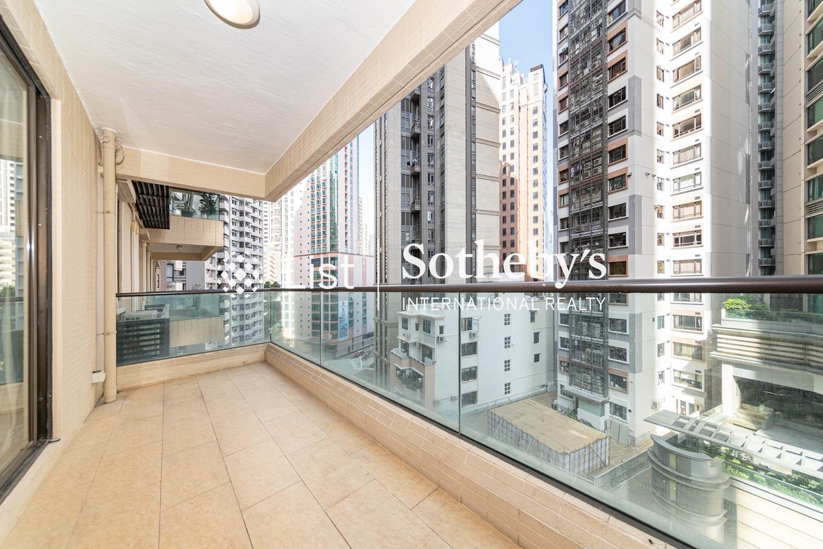 William Mansion 惠利大廈 | Balcony off Living and Dining Room