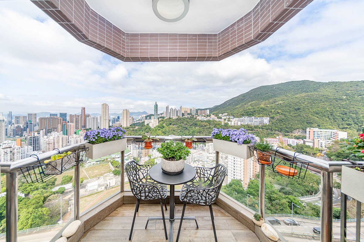 Nicholson Tower 蔚豪苑 | Balcony off Living Room