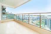 Evergreen Villa 松柏新邨 | Balcony off Living and Dining Room