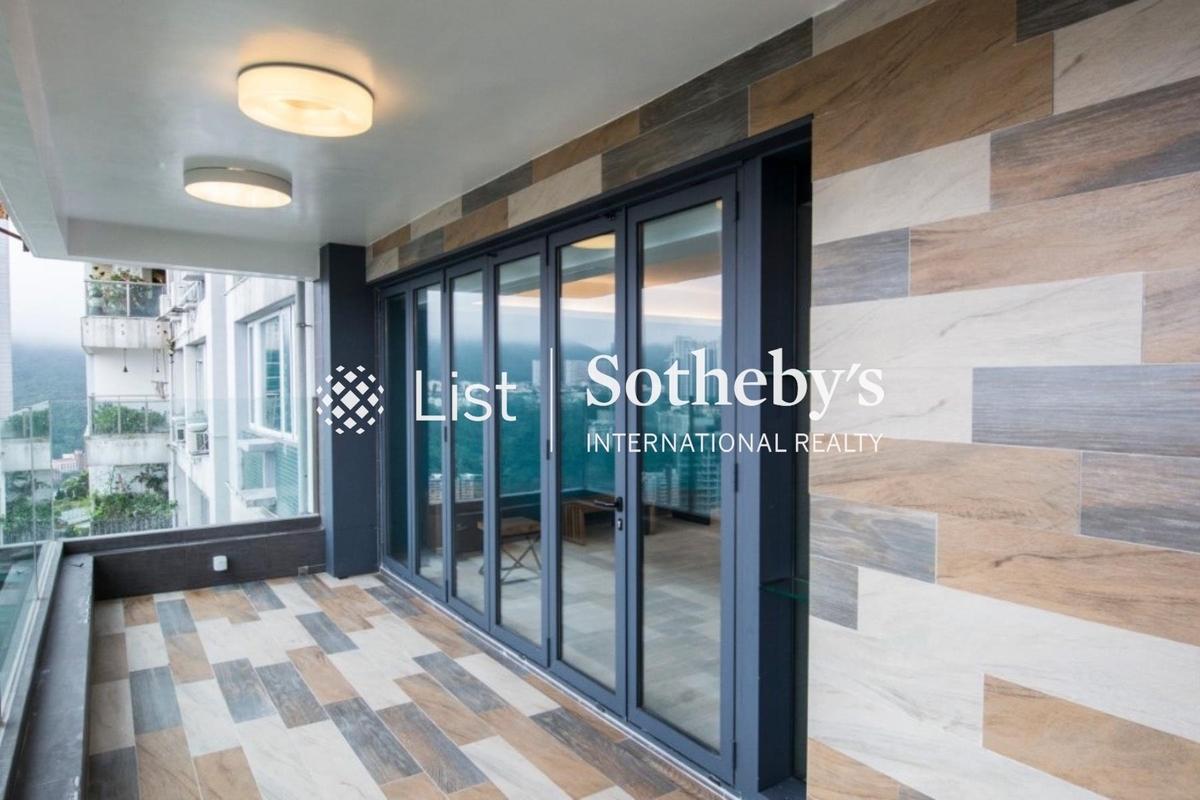 Evergreen Villa 松柏新邨 | Balcony off Living and Dining Room