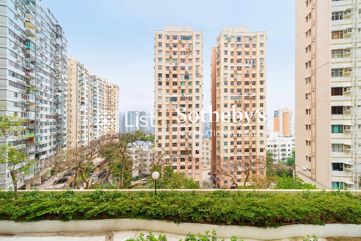 Elm Tree Towers 愉富大廈 | View from Living and Dining Room