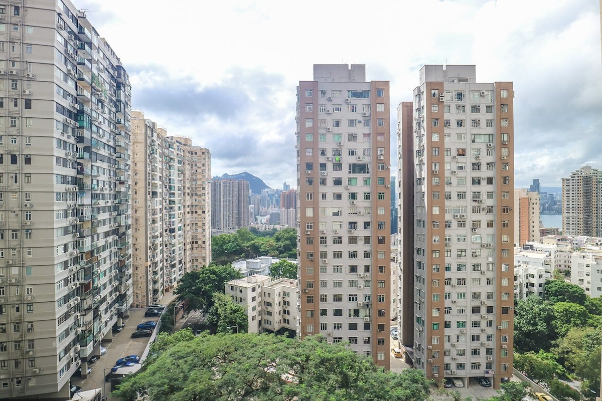 Elm Tree Towers 愉富大廈 | View from Living and Dining Room