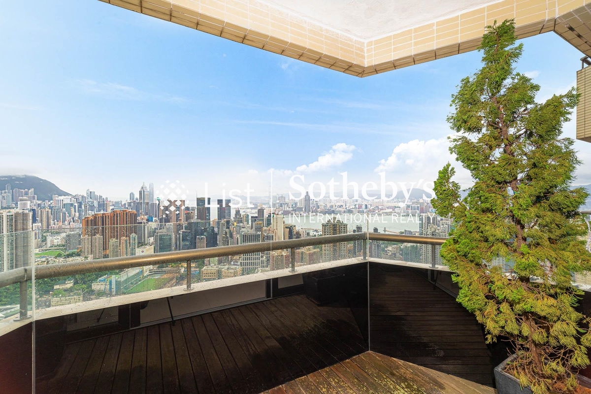 Elm Tree Towers 愉富大廈 | Balcony off Living and Dining Room