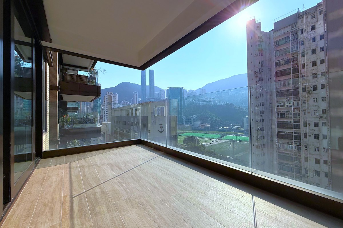 Winfield Building 云晖大厦 | Balcony off Living Room