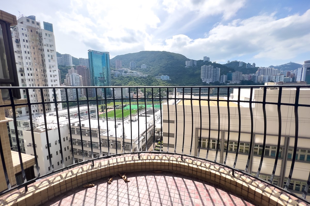 Winfield Building 云晖大厦 | Balcony off Living and Dining Room