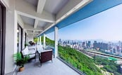 Raceview Mansions 眺马阁 | Balcony off Living and Dining Room