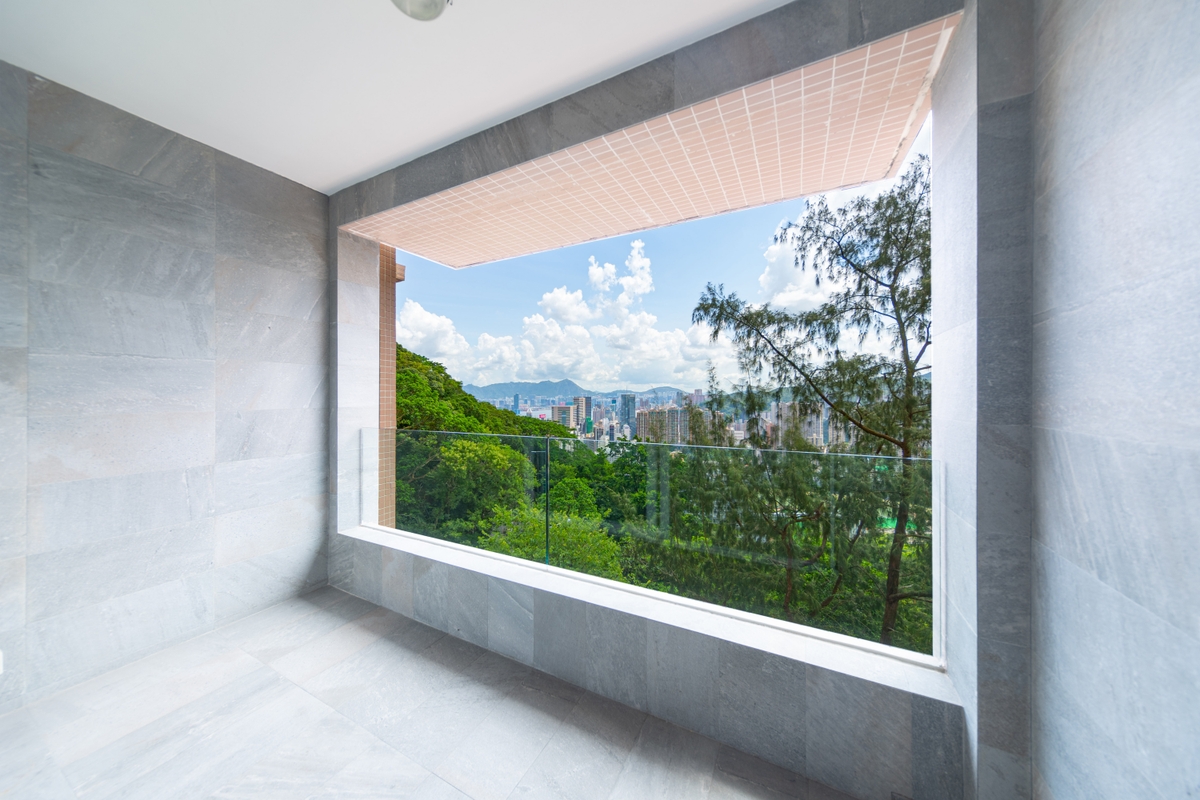 Jade House 寶璧大廈 | Balcony off Living and Dining Room