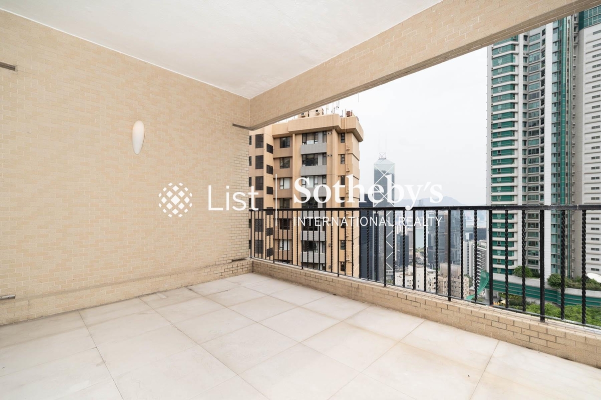 Grenville House 嘉慧園 | Balcony off Living and Dining Room