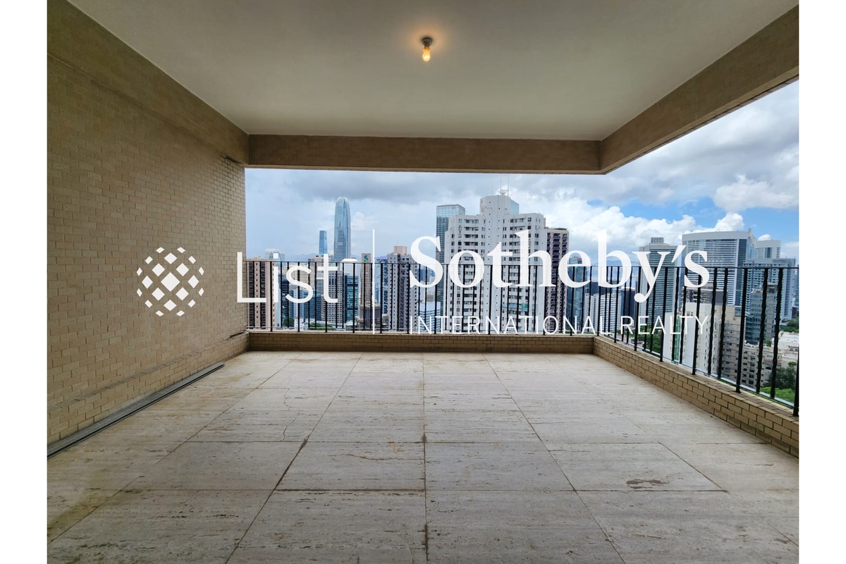 Grenville House 嘉慧園 | Balcony off Living and Dining Room