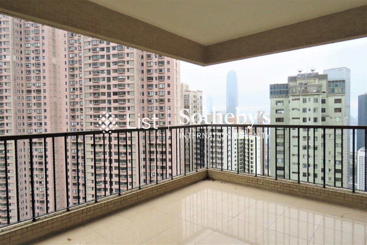 Grenville House 嘉慧園 | Balcony off Living and Dining Room