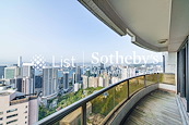 Hong Villa 峰景花園 | Balcony off Living and Dining Room
