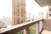 Realty Gardens 聯邦花園 | Balcony off Living and Dining Room