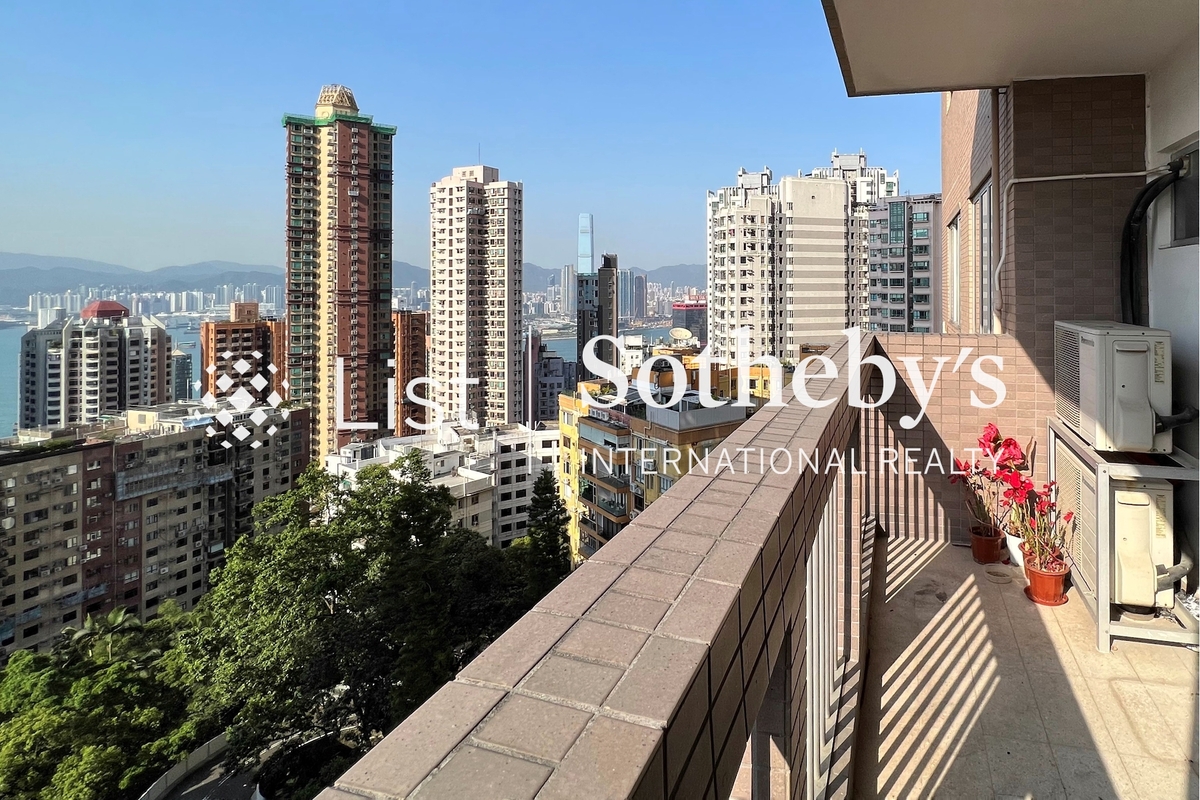 Realty Gardens 联邦花园 | Balcony off Living and Dining Room