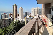 Realty Gardens 聯邦花園 | Balcony off Living and Dining Room