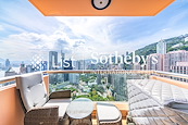 The Albany 雅賓利大廈 | Balcony off Living and Dining Room