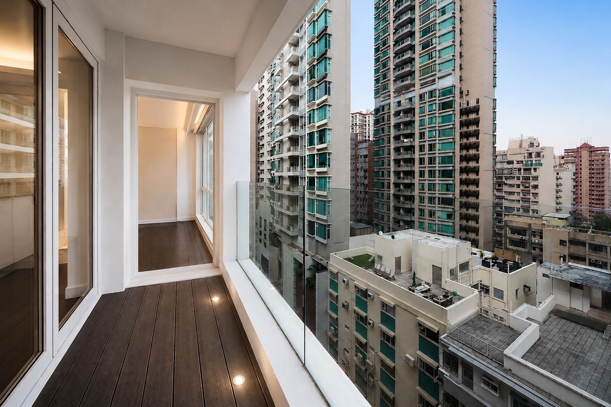 Botanic Terrace 芝蘭台 | Balcony off Living and Dining Room