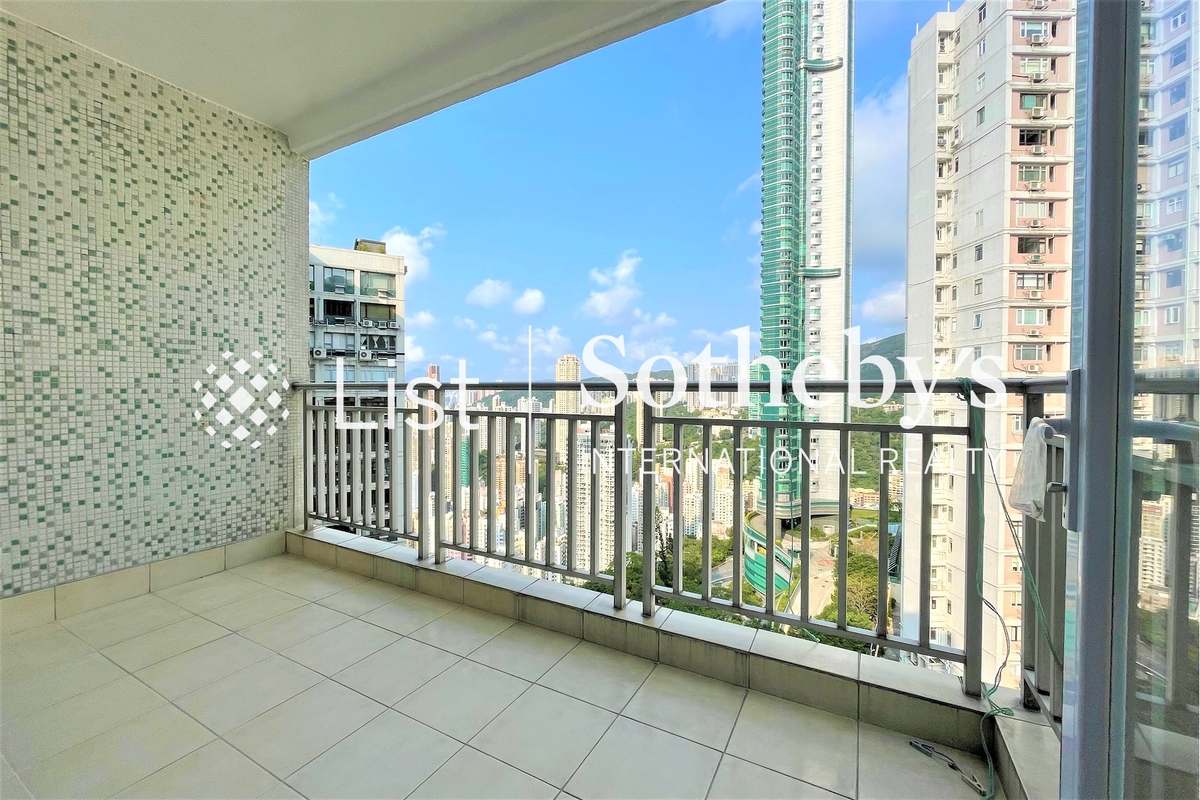 Evergreen Villa 松柏新邨 | Balcony off Living Room