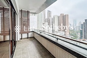 View Mansion 景雲大廈 | Balcony off Living and Dining Room