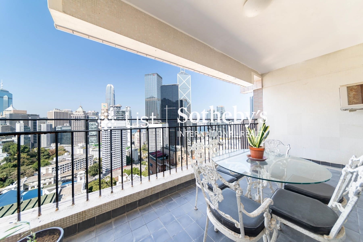 Dragon View 龍景樓 | Balcony off Living and Dining Room