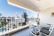 Dragon View 龍景樓 | Balcony off Living and Dining Room