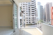 Bayview Mansion 樂觀大廈 | Balcony off Living and Dining Room