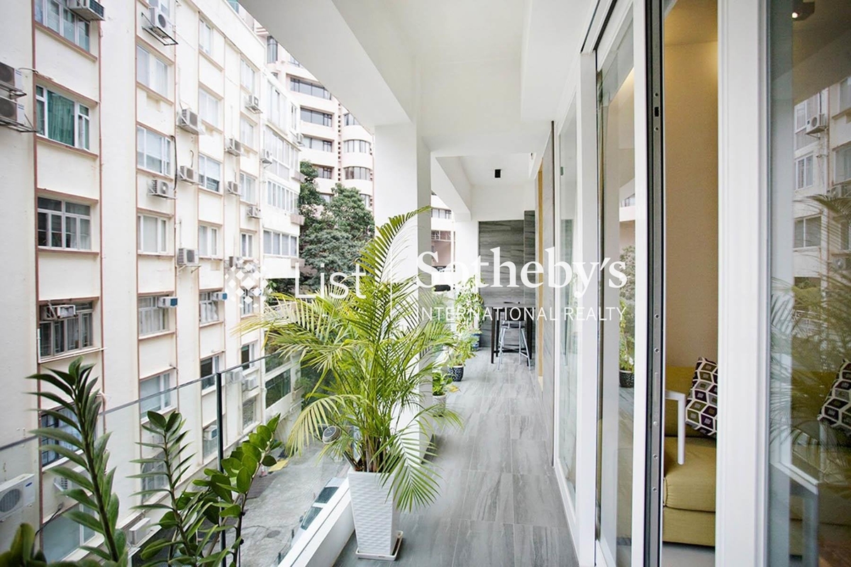 Best View Court 好景大廈 | Balcony off Living and Dining Room