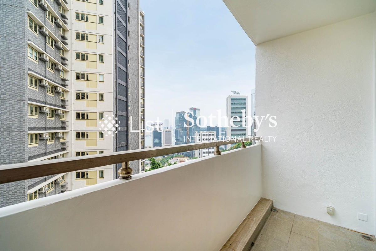 Best View Court 好景大廈 | Balcony off Living and Dining Room