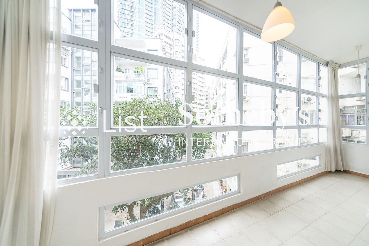 Estella Court 香海大厦 | Balcony off Living and Dining Room and Second Bedroom
