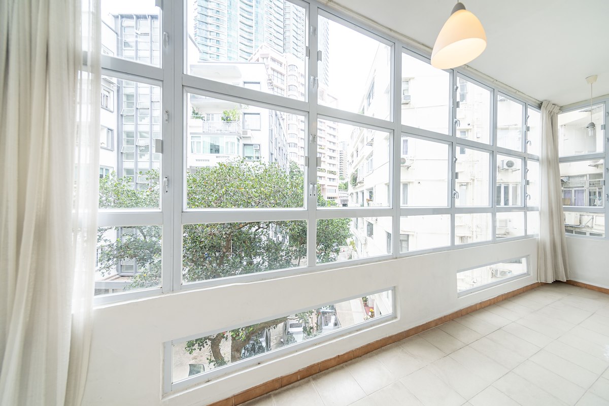 Estella Court 香海大廈 | Balcony off Living and Dining Room and Second Bedroom