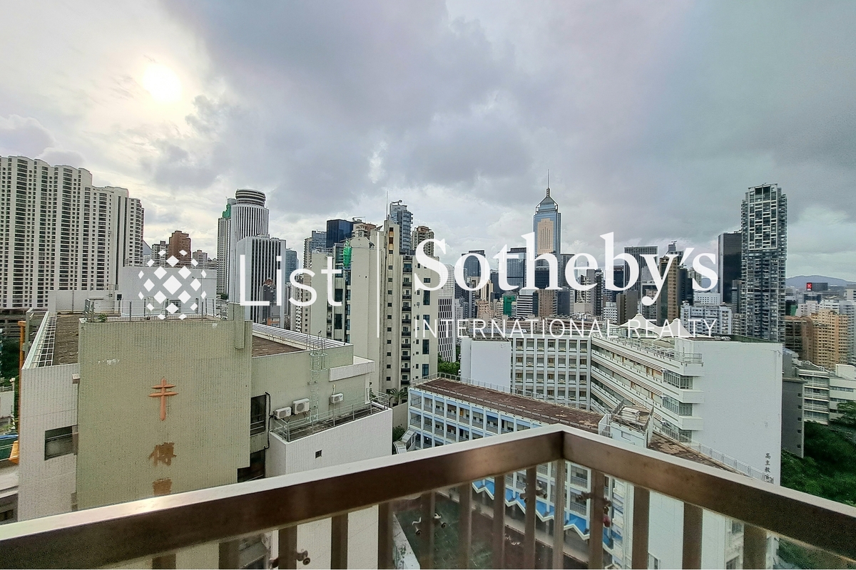 Beverly Court 嘉美閣 | Balcony off Living and Dining Room