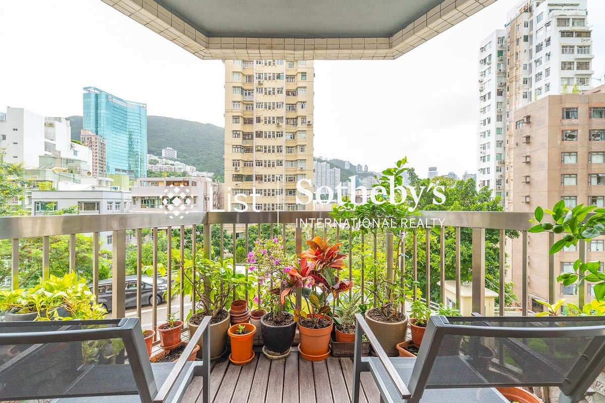 Ventris Place 雲地利台 | Balcony off Living and Dining Room