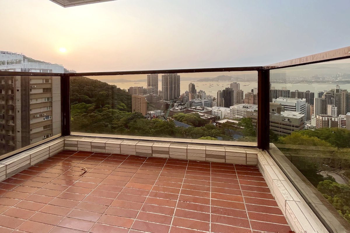 Wisdom Court 慧苑 | Balcony off Living and Dining Room