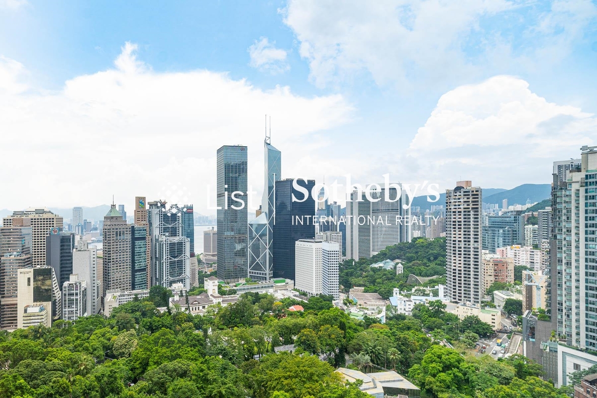 2 Old Peak Road 舊山頂道2號 | View from Living and Dining Room