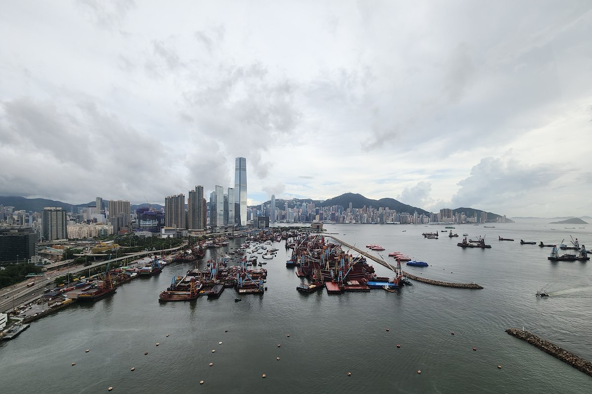 Island Harbourview 维港湾 | View from Living and Dining Room