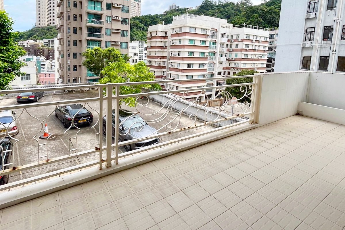 Shuk Yuen Building 菽园新台 | Balcony off Living and Dining Room