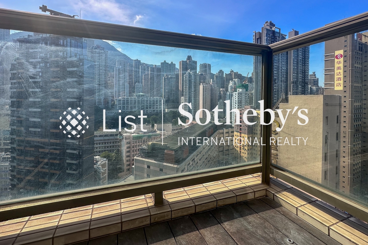 Soho 189 西浦 | Balcony off Living and Dining Room