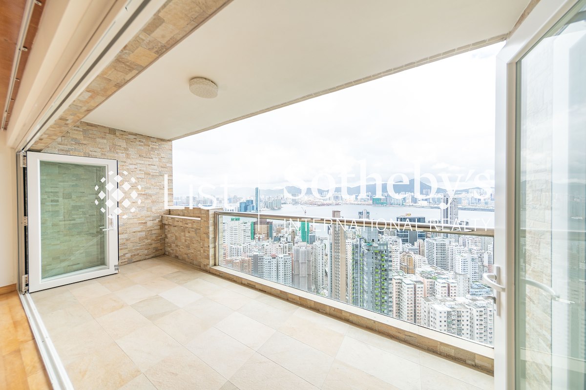 Summit Court 云峰大厦 | Balcony off Living and Dining Room